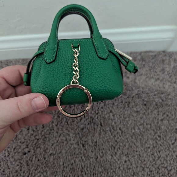 Kate Spade Micro Dumpling Bag Charm in Green Bean - Picture 4 of 7